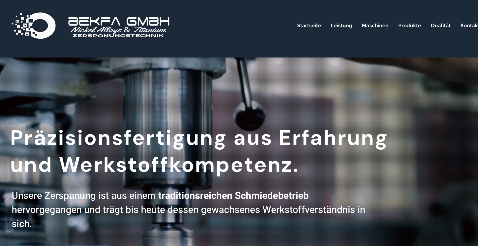 BEKFA Engineering website